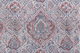 Magnolia Home Cathell Printed Cotton Drapery Fabric in Clay 