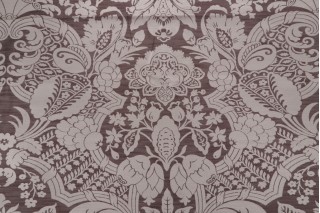 Pinnix Damask Decorator Fabric in Mocha