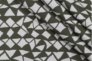 Sunbrella Geo Woven Solution Dyed Acrylic Outdoor Fabric in Green