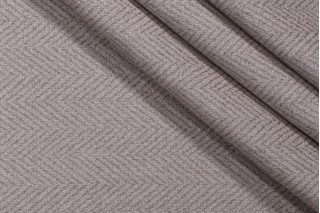 Sunbrella Herringbone Woven Solution Dyed Acrylic Outdoor Fabric in Stone