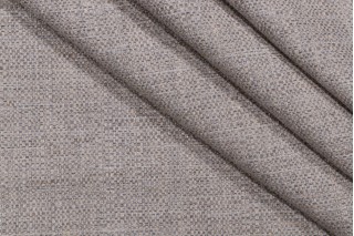 Basketweave Woven Upholstery Fabric in Stone