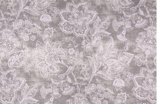 Mill Creek Wilsby Printed Cotton Drapery Fabric in Shadow