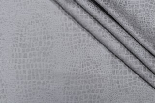 Also Woven Chenille Upholstery Fabric in Grey 