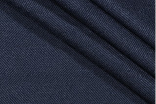 1 Yard Valdese Weavers Jumper Woven Crypton Home Finish Upholstery Fabric in Indigo