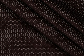Kaufmann Petite Woven Chenille Upholstery Fabric in Espresso