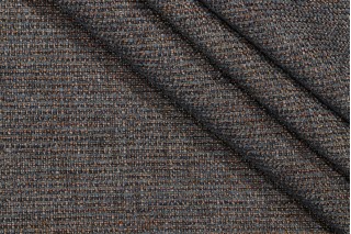 Everly Woven Chenille Upholstery Fabric in Bluestone