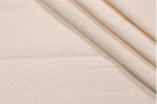 Wisley Matelasse Upholstery Fabric in Cream