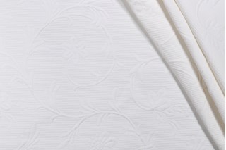 Rivoli Matelasse Upholstery Fabric in Cloud
