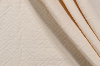 Wisley Matelasse Upholstery Fabric in Cream