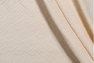 Wisley Matelasse Upholstery Fabric in Cream