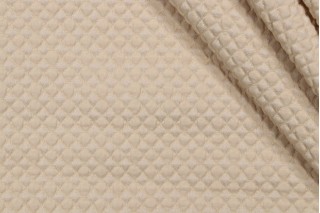 Linton Matelasse Upholstery Fabric in Beige