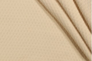 Diamond Washed Matelasse Upholstery Fabric in Chamomile
