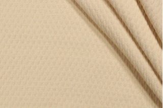 Diamond Washed Matelasse Upholstery Fabric in Chamomile
