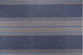 PK Lifestyles Arroyo Stripe Woven Upholstery Fabric in Shoreline 