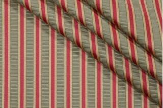 Eton Stripe Woven Decorator Fabric in Regatta