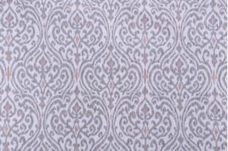 PK Lifestyles Sri Lanka Printed Cotton Drapery Fabric in Blush