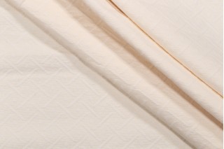 Wisley Matelasse Upholstery Fabric in Cream