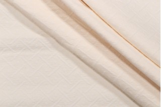 Wisley Matelasse Upholstery Fabric in Cream
