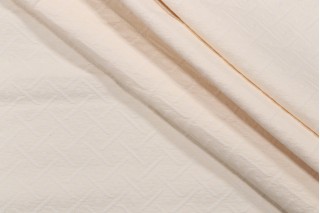 Wisley Matelasse Upholstery Fabric in Cream