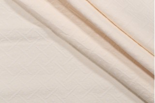 Wisley Matelasse Upholstery Fabric in Cream