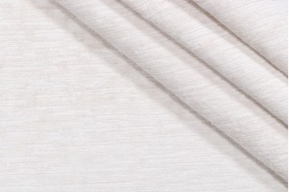 Crypton Limerick High Performance Woven Chenille Upholstery Fabric in Creme