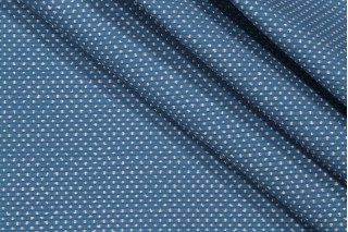 Designtex Boucle Dot Woven Upholstery Fabric in Peacock