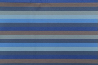 Sanibel Stripe Woven Outdoor Fabric in Marine