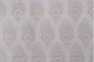 Plume Woven Upholstery Fabric in Smoke