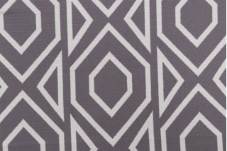 1 Yard Roca Woven Upholstery Fabric in Metal