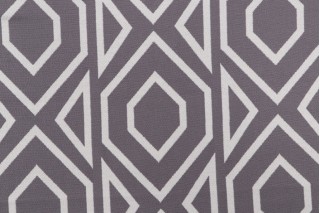1 Yard Roca Woven Upholstery Fabric in Metal