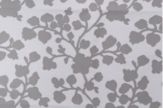 1 Yard Aliya Woven Upholstery Fabric in Grey