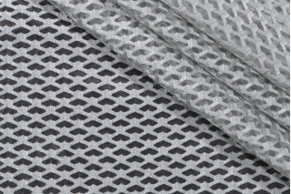 Luna Sheer Embroidered Drapery Fabric in Vapor