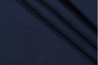 Waverly Billow Woven Matelasse Upholstery Fabric in Navy 
