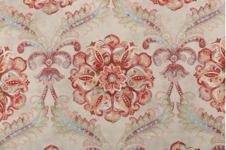 Waverly Over The Moon Printed Cotton Twill Drapery Fabric in Desert 