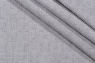 Waverly Cole Woven Matelasse Upholstery Fabric in Zinc 