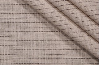 PK Lifestyles Lowell Pinstripe Performance Plus Woven Upholstery Fabric in Linen 