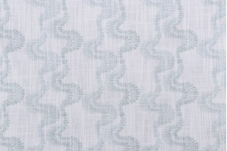 Angela Harris Ellis-Luxe Canvas Printed Cotton Drapery Fabric in Silver for Premier Prints 