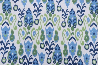 Premier Prints Neda Printed Polyester Outdoor Fabric in Courtyard 
