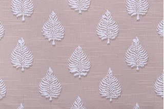 Premier Prints Reflection-Slub Canvas Printed Cotton Drapery Fabric in Spice 
