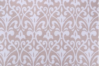 Premier Prints Field-Slub Canvas Printed Cotton Drapery Fabric in Spice 