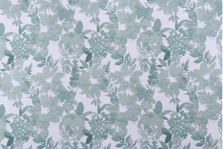 Premier Prints Zinnia-Slub Canvas Printed Cotton Drapery Fabric in Spruce 