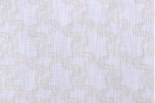 Angela Harris Ellis-Luxe Canvas Printed Cotton Drapery Fabric in Linen for Premier Prints 