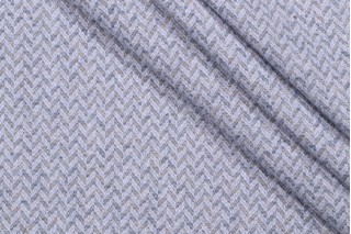 Golding Decatur Woven Chenille Upholstery Fabric in Chambray 