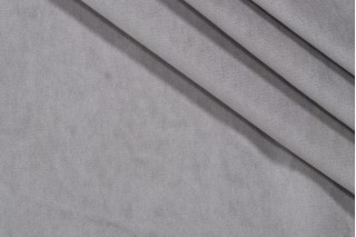 Kaufmann Obsession Velvet Upholstery Fabric in Platinum