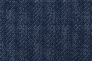 PK Lifestyles Tampico Printed Polyester Outdoor Fabric in Indigo