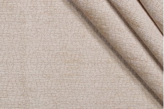 Robert Allen Wavy Woven Chenille Upholstery Fabric in Raffia
