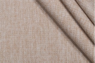 Bishop Woven Upholstery Fabric in Stone