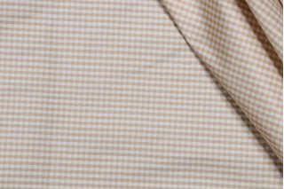 Tirano Silk Decorator Fabric in Beige/White