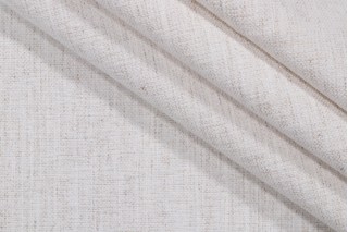 Crypton Nomad High Performance Woven Chenille Upholstery Fabric in Snow