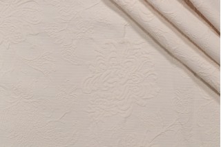Gabrielle Matelasse Upholstery Fabric in Sand
